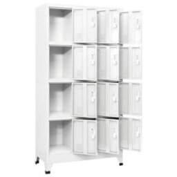 Vidaxl Locker Cabinet With 12 Compartments 90X45X180 Cm - thumbnail 3