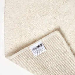 Homescapes Cotton Tufted Rug Union Jack Plain Embossed Mat Ivory Cream,90 X 150Cm - thumbnail 5