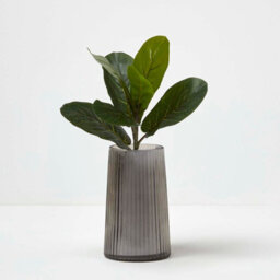 Homescapes Artificial Green Handcrafted Ficus Branch, 46 Cm - thumbnail 5