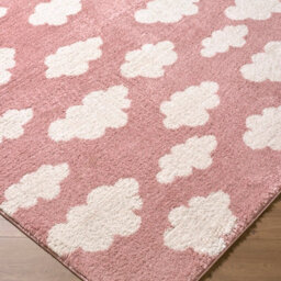 Livabliss Fossay Shaggy-Washable Pink Ivory Modern High Pile Living Bedroom Rug 160 X 213 Cm Easy Care, Non Shedding - thumbnail 7