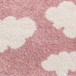 Livabliss Fossay Shaggy-Washable Pink Ivory Modern High Pile Living Bedroom Rug 160 X 213 Cm Easy Care, Non Shedding - thumbnail 6