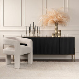 my furniture Lexington Black Sideboard - Sideboard Cabinets Collection - thumbnail 2
