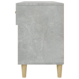 Walplus Shoe Cabinet Concrete Grey 102X35X55 Cm Engineered Wood - thumbnail 8