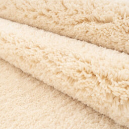 Loomed Machine Washable Shaggy Rug Luxury Beige Fluffy Mats 160Cm X 230Cm - thumbnail 5
