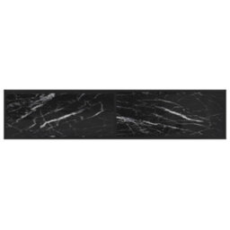Berkfield Tv Cabinet Black Marble 180X40X40.5 Cm Tempered Glass - thumbnail 5