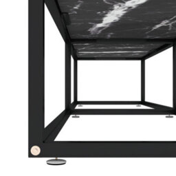 Berkfield Tv Cabinet Black Marble 180X40X40.5 Cm Tempered Glass - thumbnail 6
