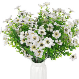 2 Pack 2 - Piece Bundle Of Artificial Flowers, Uv - Resistant Outdoor Plastic Greenery Plants For Indoor And Outdoor Use - thumbnail 2