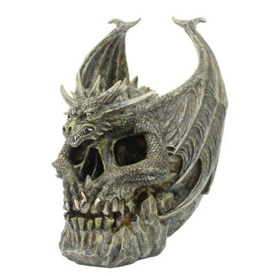 Draco Dragon Skull Ornament By Spiral Direct - Detailed Resin Collectible Gift - image 1