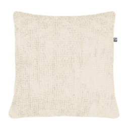 rucomfy Beanbags Rucomfy Waffle 50X50Cm Cushion - Cream Soft Decorative Throw Pillow For Sofa & Bed - thumbnail 1