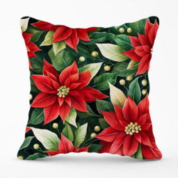 Warren Reed Designer Poinsetta Watercolour Outdoor Cushion 45Cm X 45Cm - thumbnail 1