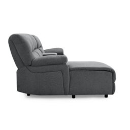 Home Detail Jacob 3 Seater Manual Recliner Sofa With Left Hand Chaise, Dark Grey Linen - thumbnail 7
