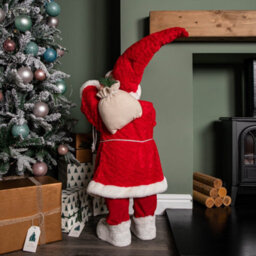 Samuel Alexander 80Cm Red Standing Mega Papa Noel Santa Claus Indoor Decoration - thumbnail 7