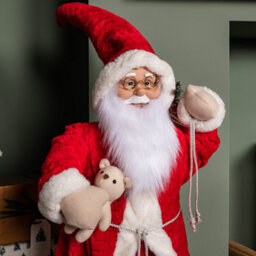 Samuel Alexander 80Cm Red Standing Mega Papa Noel Santa Claus Indoor Decoration - thumbnail 4