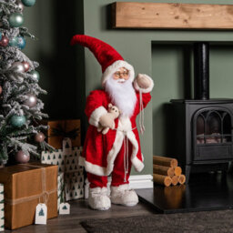 Samuel Alexander 80Cm Red Standing Mega Papa Noel Santa Claus Indoor Decoration - thumbnail 3