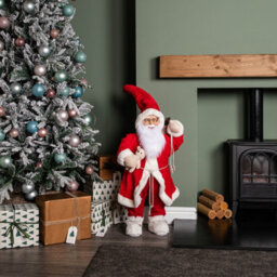 Samuel Alexander 80Cm Red Standing Mega Papa Noel Santa Claus Indoor Decoration - thumbnail 2