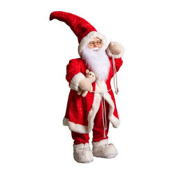 Samuel Alexander 80Cm Red Standing Mega Papa Noel Santa Claus Indoor Decoration - thumbnail 8