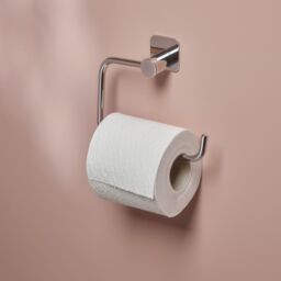 GoodHome Koros Silver Effect Wall-Mounted Toilet Roll Holder (H)128mm (W)153mm - thumbnail 9
