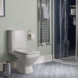 GoodHome Koros Silver Effect Wall-Mounted Toilet Roll Holder (H)128mm (W)153mm - thumbnail 6