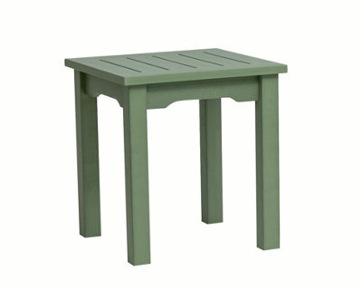 Winawood Wood Effect Side Table - L49.3Cm X D49.3Cm X H53Cm - Duck Egg Green - image 1