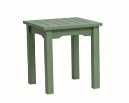 Winawood Wood Effect Side Table - L49.3Cm X D49.3Cm X H53Cm - Duck Egg Green - thumbnail 1
