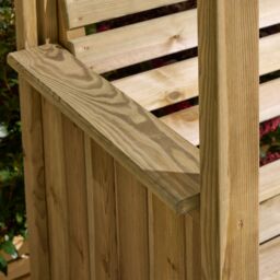 Rowlinson Sherwood Arbour, (H)2215mm (W)1610mm (D)665mm - Assembly Required - thumbnail 7