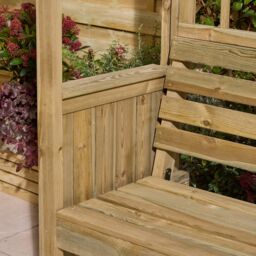 Rowlinson Sherwood Arbour, (H)2215mm (W)1610mm (D)665mm - Assembly Required - thumbnail 3