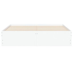 Berkfield Bed Frame With Drawers Without Mattress White 150X200 Cm King Size - thumbnail 6