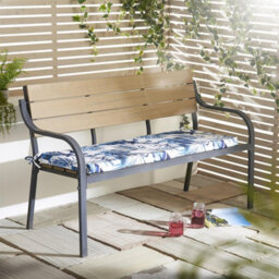 Luxury Living Tropical Water Repellent Garden Bench Seat Pad - thumbnail 2