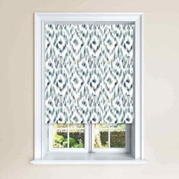 Lister Cartwright Charvak Watercolour Design Blackout Roller Blinds Easy Fit Child Safety Included (Mineral, 90 X140 Cm)