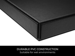 Corby of Windsor Corby Highland Hotel Collection Hospitality Tray In Black Pu Leather - thumbnail 4