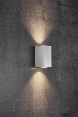 Nordlux Canto Outdoor Aluminium Wall Light Coastal/marine Safe White,mains - image 1