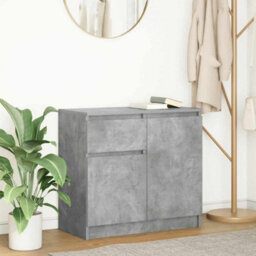 Vidaxl Sideboard With Drawer Concrete Grey 71X35X65 Cm Engineered Wood - thumbnail 1