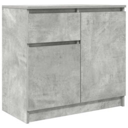 Vidaxl Sideboard With Drawer Concrete Grey 71X35X65 Cm Engineered Wood - thumbnail 2