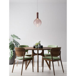 Luminosa Lighting Luminosa Nostos Globe Pendant Ceiling Light Brown, Gold, Matt White Triac Dimmable Led 6W 330Lm 3000K - thumbnail 2