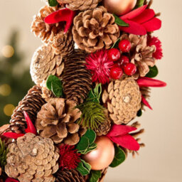 Dibor Traditional Giant Canterbury Front Door Autumn Wreath Winter Spring Wreath 50Cm - thumbnail 3
