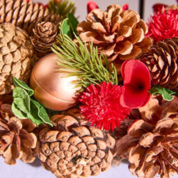 Dibor Traditional Giant Canterbury Front Door Autumn Wreath Winter Spring Wreath 50Cm - thumbnail 4