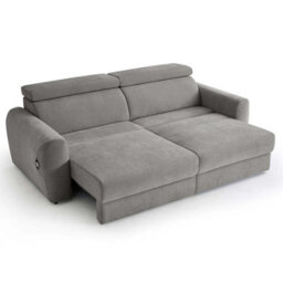 Furnishings For Less UK Dawson Grey 3 Seater Electric Sofa Bed With Power Sliding Seats