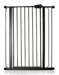 Bettacare Child And Pet Gate, 81.4Cm - 89Cm, Matt Black, Extra Tall Gate 104Cm In Height, Pressure Fit Stair Gate - thumbnail 1