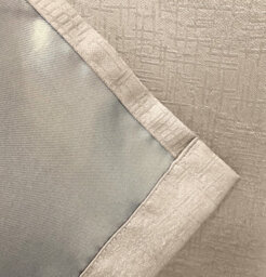 Enhanced Living Vogue Cream 90 X 54 Inch (229X137Cm) Eyelet Thermal Noise Reducing Dim Out Curtains (Pair) - thumbnail 4