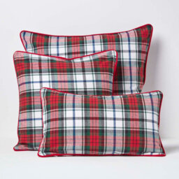 Homescapes Cotton Macduff Tartan Cushion Cover, 60 X 60 Cm - thumbnail 5