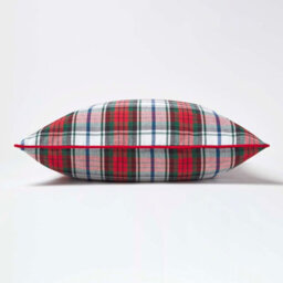 Homescapes Cotton Macduff Tartan Cushion Cover, 60 X 60 Cm - thumbnail 3