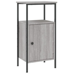 Berkfield Bedside Cabinet Grey Sonoma 41X31X80 Cm Engineered Wood - thumbnail 2