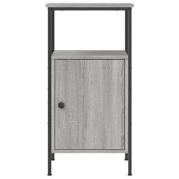 Berkfield Bedside Cabinet Grey Sonoma 41X31X80 Cm Engineered Wood - thumbnail 5