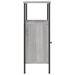 Berkfield Bedside Cabinet Grey Sonoma 41X31X80 Cm Engineered Wood - thumbnail 7