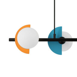 Luminosa Lighting Luminosa Nauti Bar Pendant Ceiling Light Blue, Orange, Pink 4Xg9 - thumbnail 2