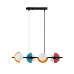 Luminosa Lighting Luminosa Nauti Bar Pendant Ceiling Light Blue, Orange, Pink 4Xg9