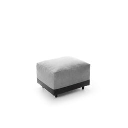 Abakus Direct Dylan Collection Footstool In Light Grey - thumbnail 4