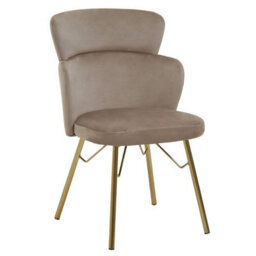 Orsina Mink Velvet Chair, Rustless Velvet Armchair, Easy To Assemble Bedroom Chair, Easy To Clean Outdoor Chair - thumbnail 2