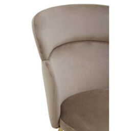 Orsina Mink Velvet Chair, Rustless Velvet Armchair, Easy To Assemble Bedroom Chair, Easy To Clean Outdoor Chair - thumbnail 5