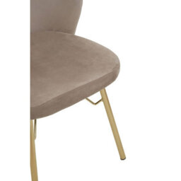 Orsina Mink Velvet Chair, Rustless Velvet Armchair, Easy To Assemble Bedroom Chair, Easy To Clean Outdoor Chair - thumbnail 7